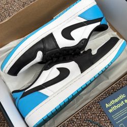 Jordan 1 Unc Powder Blue Low Size 9