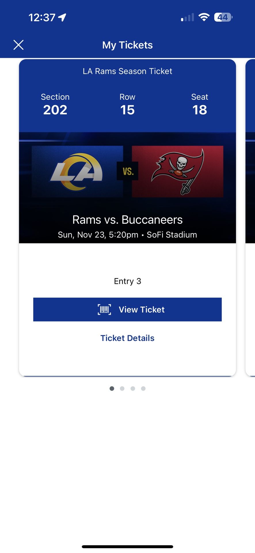 RAMS vs BUCCANEERS- SNF