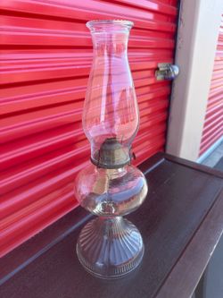 Clear kerosene lamp