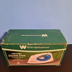 White-Westinghouse Adjustable Steam Iron Model# WS1750-$12.00