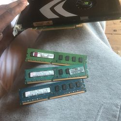 Graphics Card And Ram Stick