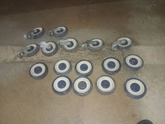 5 Inch Rubber Wheels.