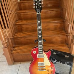 Epiphone Les Paul Standard Pro W/ Fender Amp