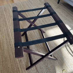 Wood Luggage Rack
