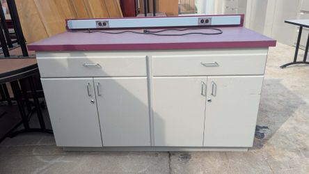 Solid Wood Storage Cabinet or Work Bench