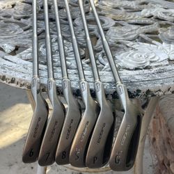 King Cobra 2 Senior Oversize 6-8 + S P G Iron Set senior flex IQ stabilizing RH Golf Clubs