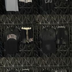 Amiri shorts T-shirt sets