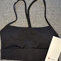 Black Lululemon Medium 4 Sports Bra