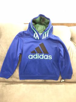 Adidas hoodie sweatshirt, new with tags, child size 5