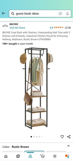Coat Rack with shelves