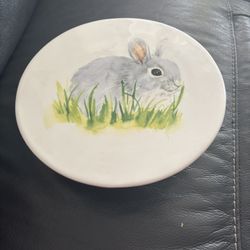 Easter Cake Stand And Deviled Egg Plate 