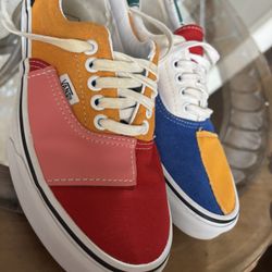 Rare Multicolored Vans Men’s 6.5 Women’s 8