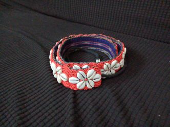 Shell Belt Red