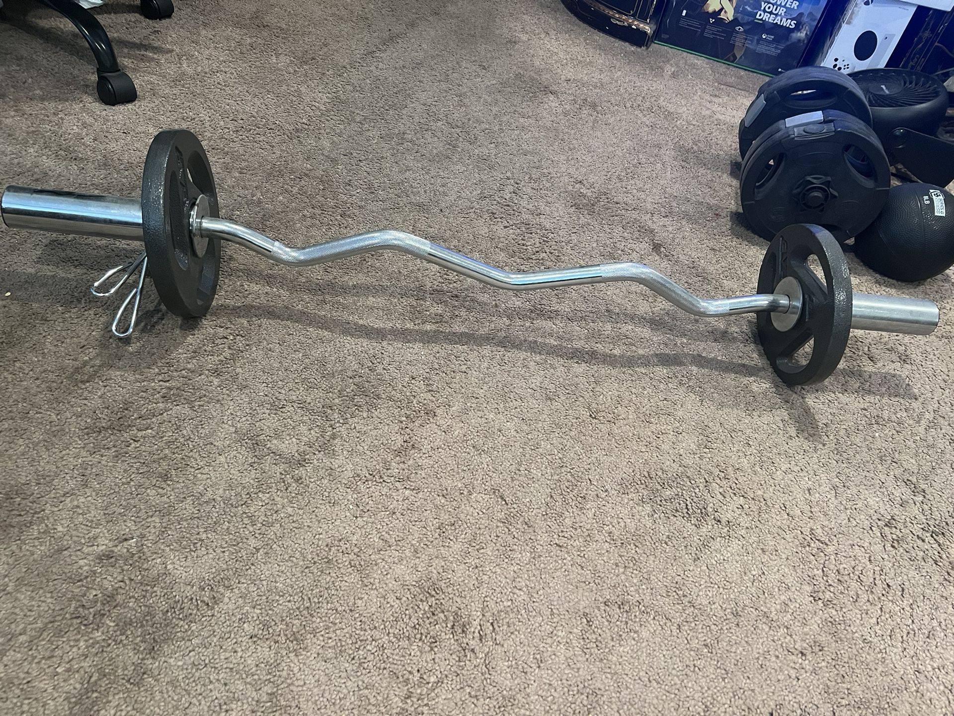 Olympic Curl Bar for Sale in San Diego, CA OfferUp