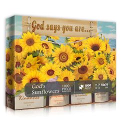 God's Sunflowers Jigsaw Puzzle 1000 Pieces