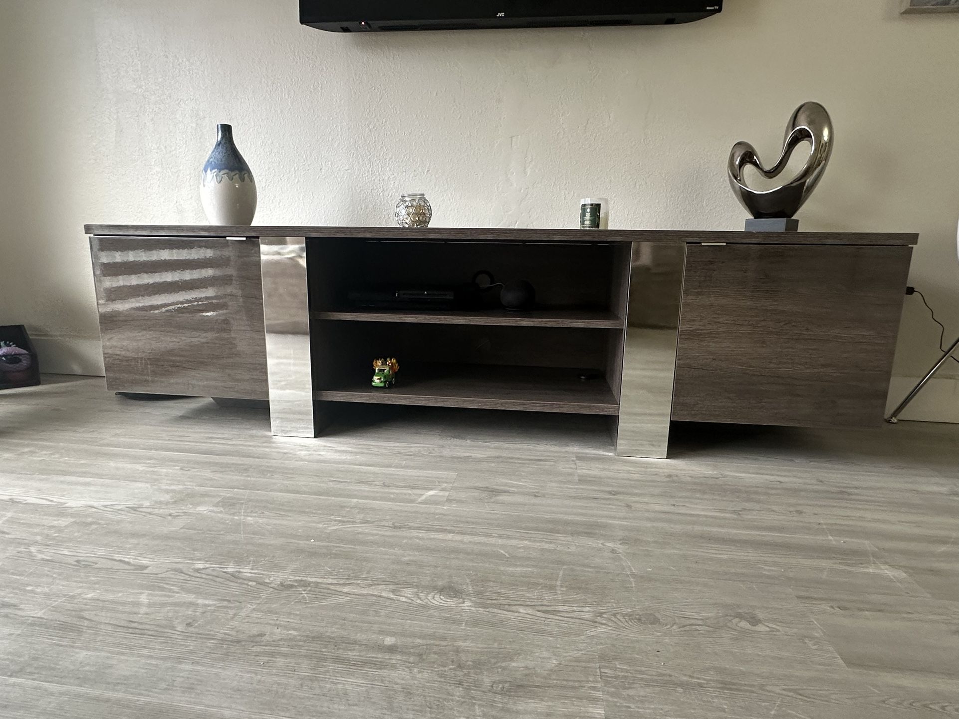 Tv Stand Grey 