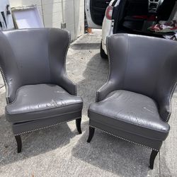 Chair $25 🎁🦋🎈House And Office Furniture And Decoration, Wing Chairs, Gray, Business Chair 