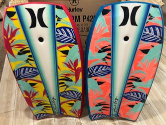 Hurley Phantom P4200 42.5” Bodyboard Aqua & Red 2-Pack New In Box