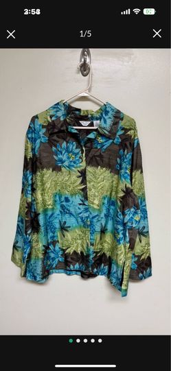 CA. LAURA ASHLEY. 2X. 100% SILK. SEE PICS.
