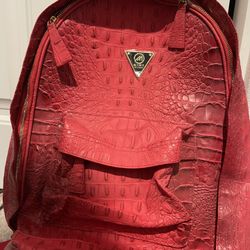 Mint Alligator Backpack 