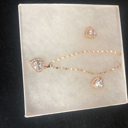 Earrings And Necklace Set