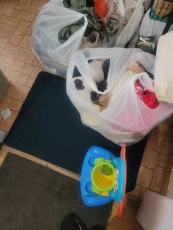 HELLO SHOPERS  I GOT SO SO MUCH STUFF  GIVEING TO THE  PERSON WITH TRUCK ONLY  AND A MATTRESS.  WASHER DRYER  AND LOTS OF HOUSE HOLD ITEMS CLOTHES  TO