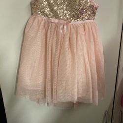 New Girls Size 4t Peach Dress 