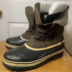 North side insulated waterproof work boots size 12