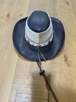 Leather hat