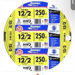 12/2 Wire 250 Ft Roll 
