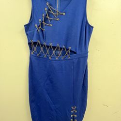 Blue Cocktail Dress 