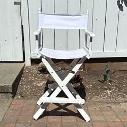 White Directors Chair - Pick Up Only 