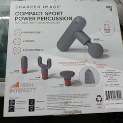 SHARPER IMAGE SPORT PERCUSSION MASSAGE GUN