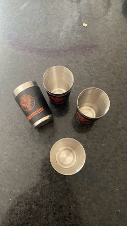 Stainless steel shot glass
