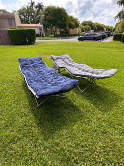 Folding Bed with Mattress 2 Pack, Heavy Duty Steel Frame 800 lbs Capacity, 1200D Oxford, Cot with Removable Pad and Carry Bag For Camping and Home