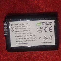 Wasabi Power Battery for Sony BTR-FW50-JWP