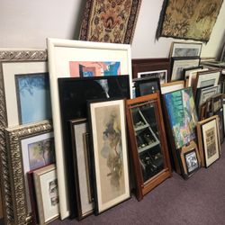 Bundle Of Different Pictures And Paintings 