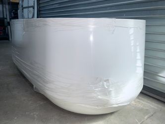 White Kohler Ceric 60” Soaking Bathtub — New, Never Used — $5,000 Retail