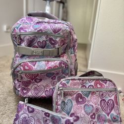 3 Pcs Backpack Set 