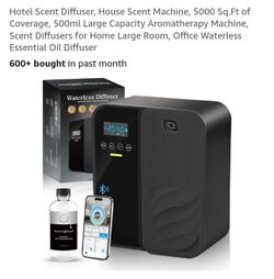 NEW HOTEL OR HOUSE SCENT DIFFUSER WATERLESS