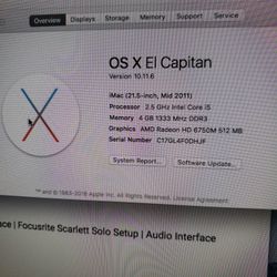 21.5 I5 Recording Monster Protools