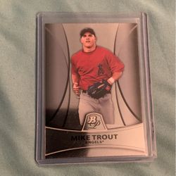 Mike Trout 2010 Bowman Platinum Rookie Card