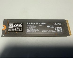 Crucial P3 Plus 1TB NVme SSD