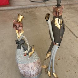Standing Fancy Fox Decor