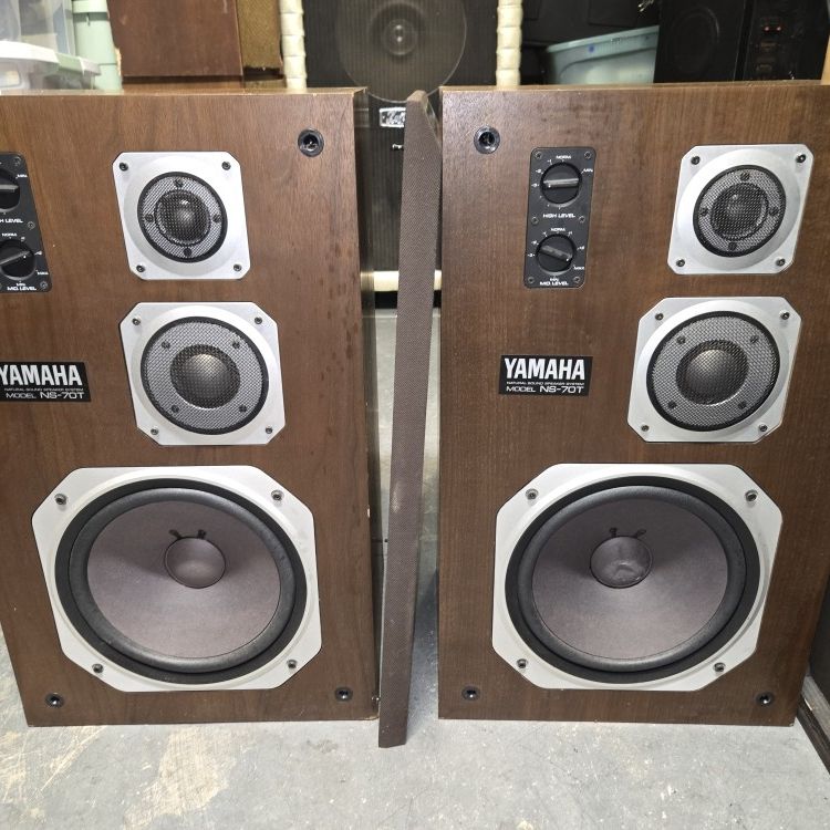 Vintage Yamaha NS-70T Natural Sound Speakers for Sale in