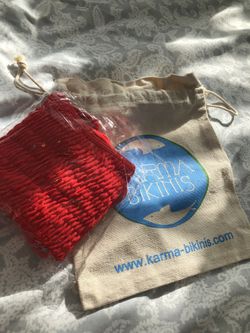 Karma Bikinis red top (never worn)