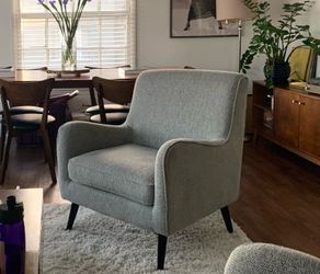 2x Armchairs + Ottoman with storage