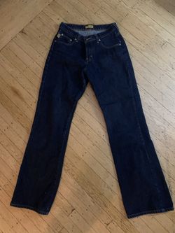 90s Dark Blue Denim Jeans