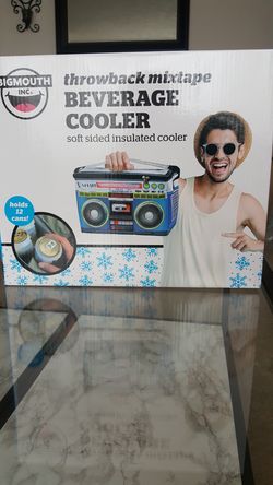 New Throwback Mixtape Beverage Cooler