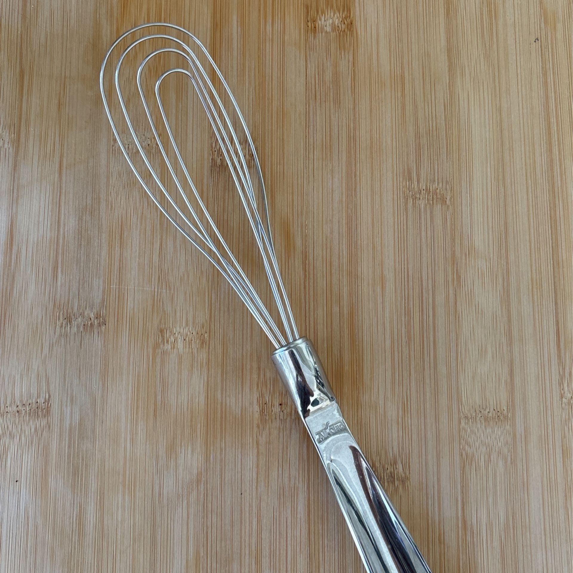 stainless steel all clad precision flat whisk